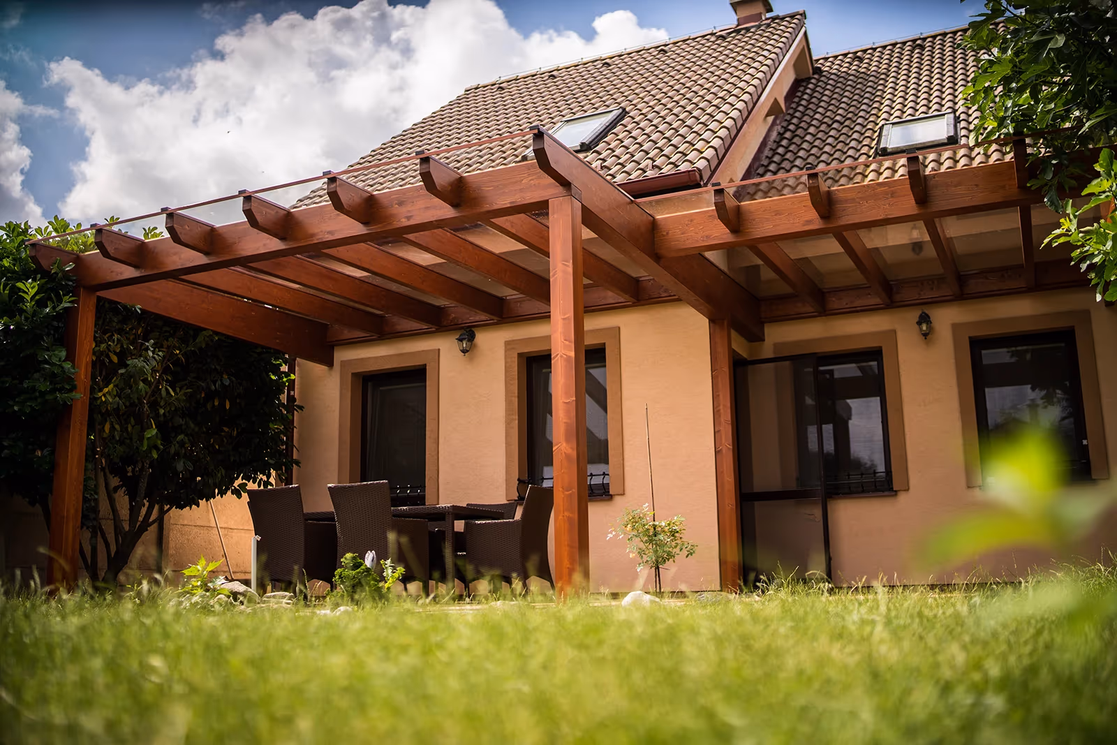 Drevená pergola Kartágo